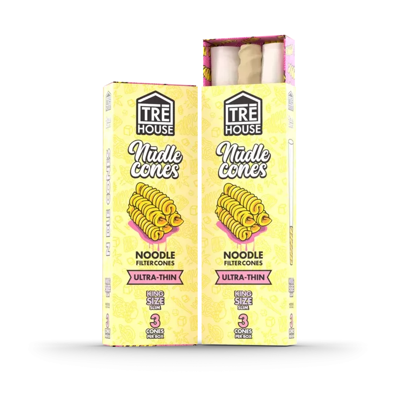 King Size Slim Ultra Thin Nudle Cones – 3ct