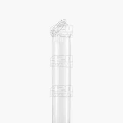 POLLEN GEAR | Child Resistant Transparent Pop Plastic Pre-Roll Tubes