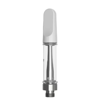 CCELL | TH2-EVO Glass Vape Cartridge with White Ceramic Mouthpiece