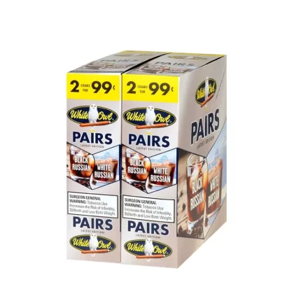 White Owl Pairs Black Russian & White Russian Cigarillos