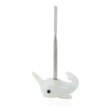 Empire Glassworks Radioactive Narwhal Dab Tool – 4in
