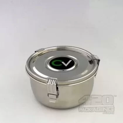 .70 Liter C-Vault Large Metal Storage Jar With Boveda Packs