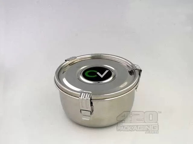 .70 Liter C-Vault Large Metal Storage Jar With Boveda Packs