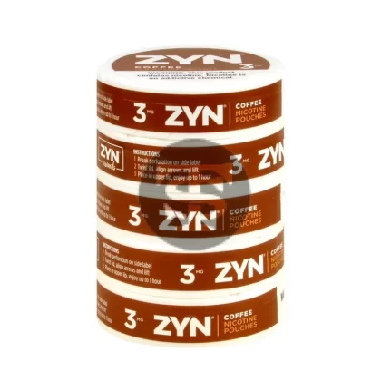 Zyn Nicotine pouches 3mg Coffee, 5 cans