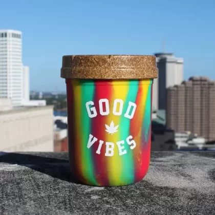 ReStash Jars X Good Vibes – Rasta : 8oz
