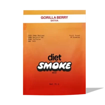 Diet Smoke Gorilla Berry Punch Gummies
