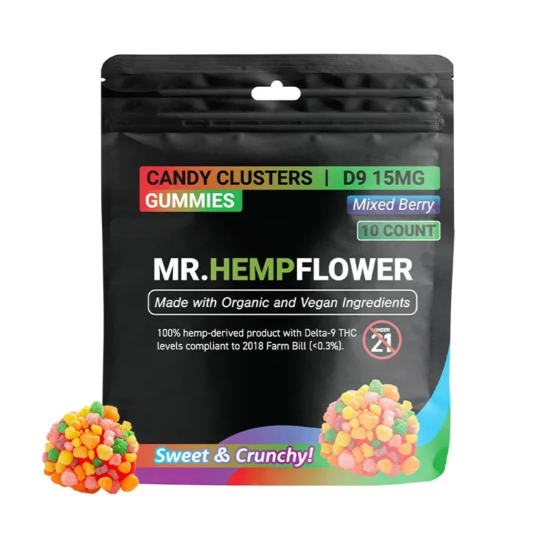 Nerd Cluster Edibles – 15mg THC, 10-Pack