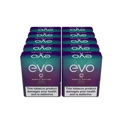 Ploom Evo Purple Option Crushball Tobacco Sticks – 10 Packs (200