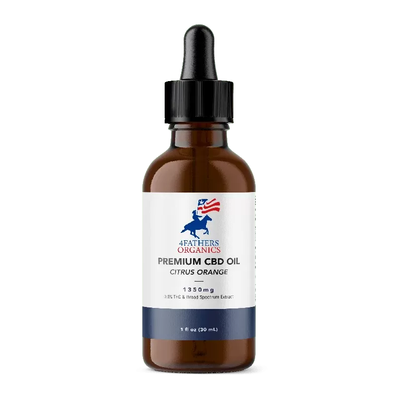 Citrus Orange Organic Broad Spectrum CBD Tincture