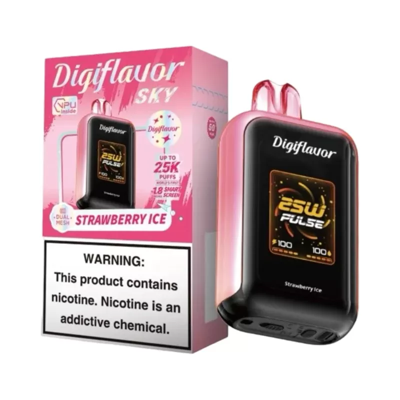 Strawberry Ice – Geek Bar Digiflavor Sky 25000