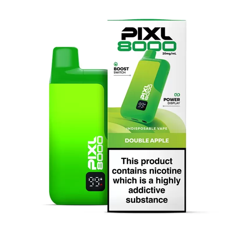 Pixl 8000 Prefilled Pod Kit Double Apple