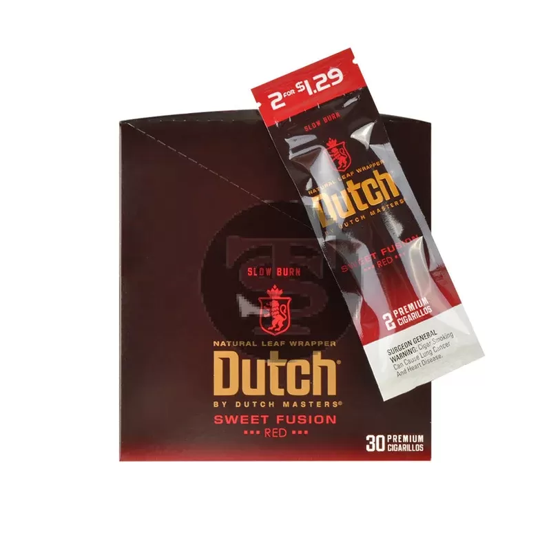 Dutch Masters Foil Fresh Sweet Fusion $1.29 Cigarillos, 30 Packs of 2