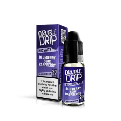 Double Drip Nic Salt E-Liquid Blueberry Sour Raspberry