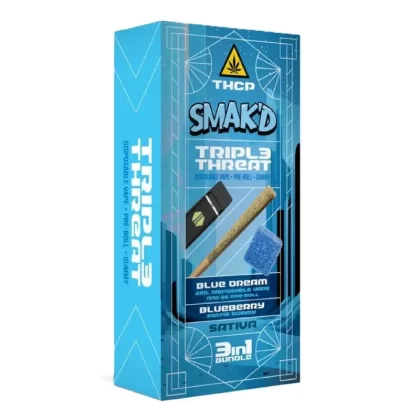 Smakd Triple Threat 3 in 1 – Vape+Pre-roll+Gummy