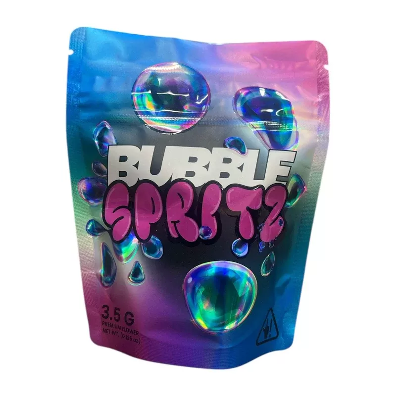 Bag King Bubble Spritz Strain Child-Resistant Mylar Bag | 1/8 oz