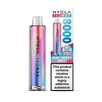 Hyola Pro Max 8000 Prefilled Pod Kit Blue Cherry Burst