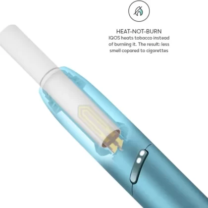 IQOS ORIGINALS DUO Kit, Turquoise – Heat Not Burn Device Alternative