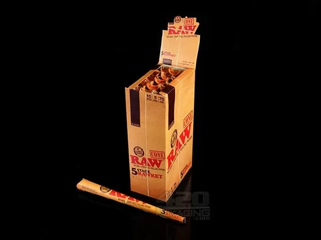 RAW 5 Stage Rawket Cones Variety Pack (15/Box)