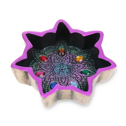 Fantasy Ashtray- Chakgra With Stones