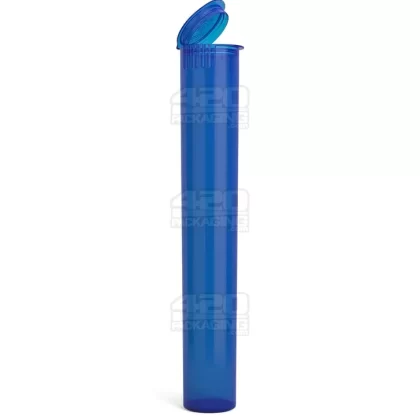 Child Resistant | King Size Pop Translucent Plastic Pre-Roll PCR Tubes