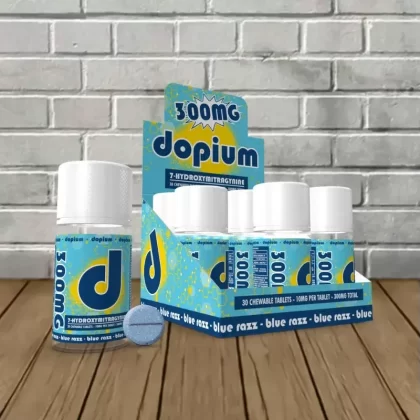 Dopium 7-Hydroxymitragynine Chewable Extract Tablets Full Case (9ct)