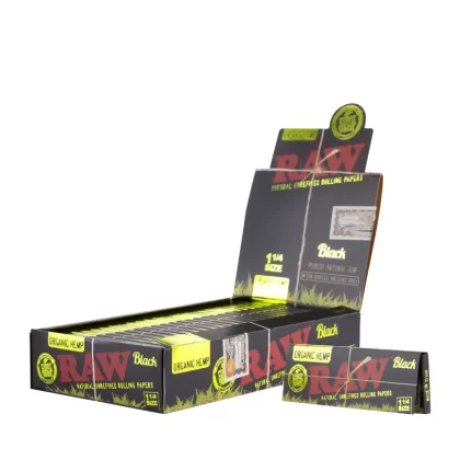 RAW® | Black Unbleached Rolling Papers