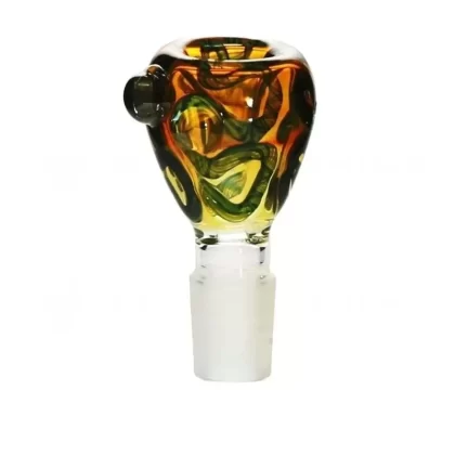 Bowl | Worked Lattachino Silver Fumed Hash Bowl