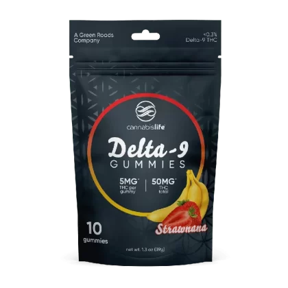 Cannabis Life STRAWNANA DELTA-9 GUMMIES – (10CT) 50MG