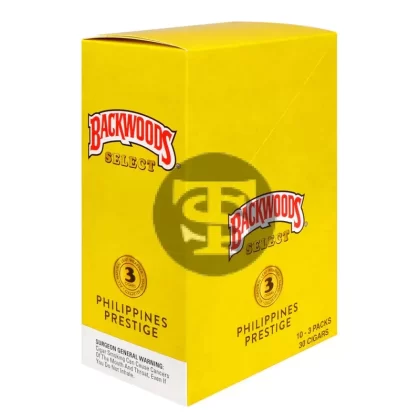 Backwoods Select Philippines Prestige cigars, 10 packs of 3