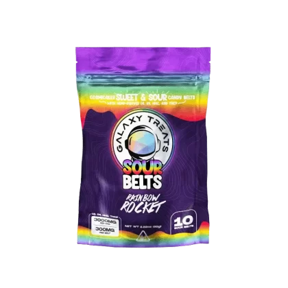 Galaxy Treats Rainbow Rocket Sour Belts