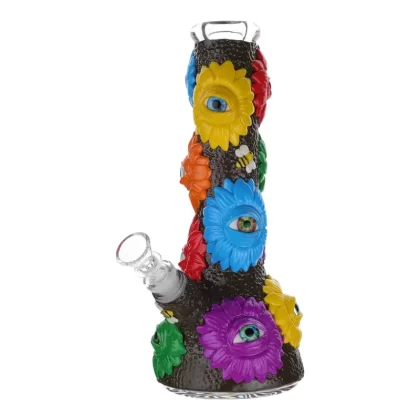 Pheasants Eye Beaker Bong – 10in