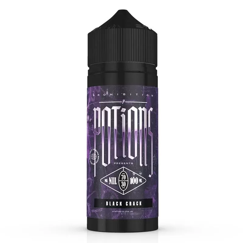 Black Crack By Prohibition Potions 100ml Shortfill