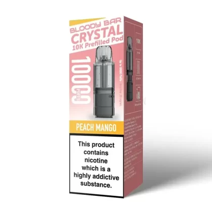 Bloody Bar Crystal 10K Prefilled Pod Peach Mango