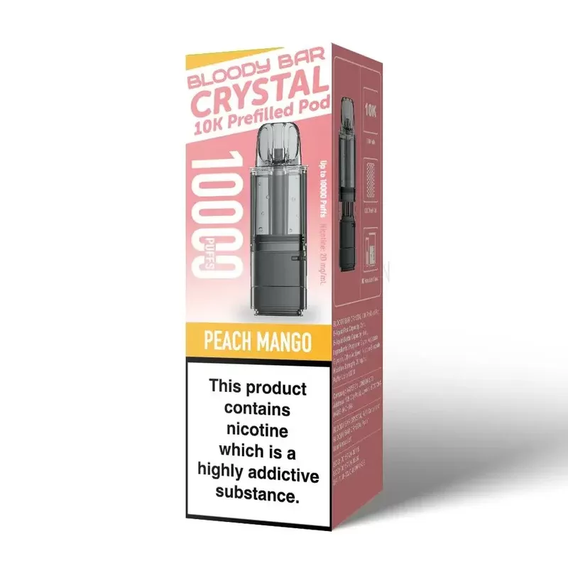 Bloody Bar Crystal 10K Prefilled Pod Peach Mango
