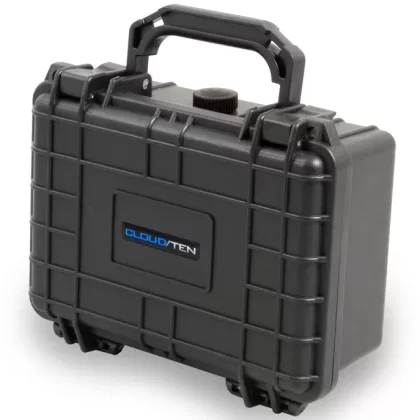 CLOUD/TEN 8″ Smell Proof Hard Travel Case with Padlock Rings and
