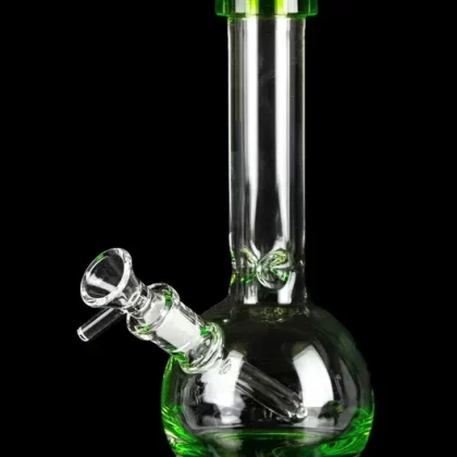Round Base Water Pipe with Colored Accents