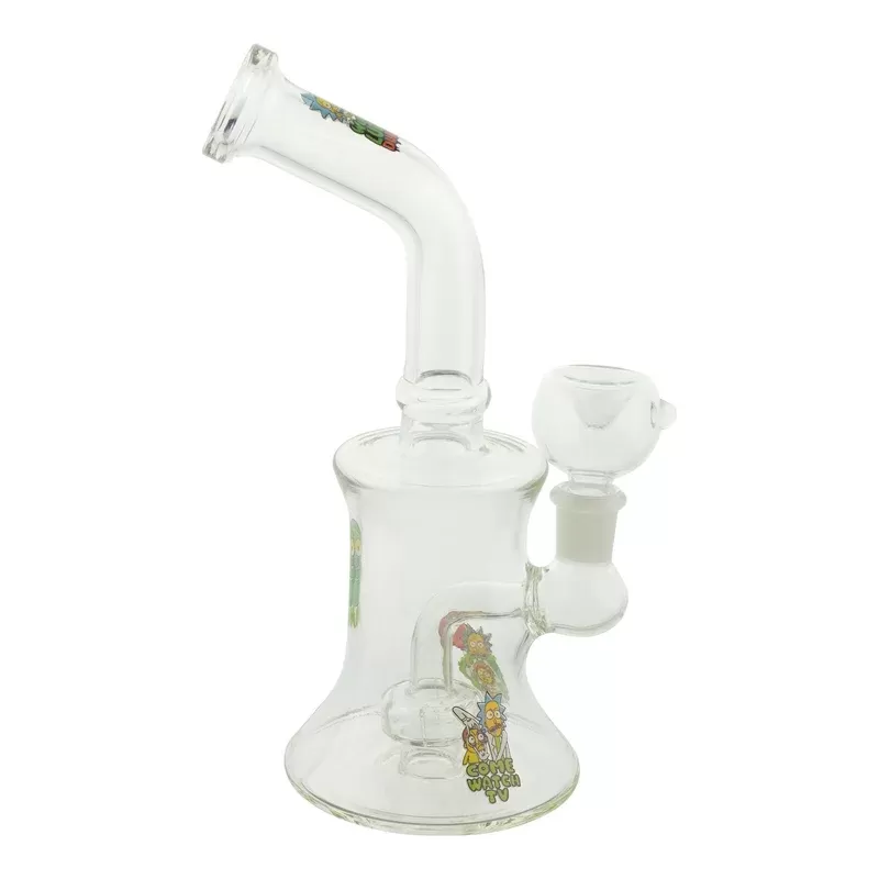 Cartoon Scientist Mini Bong – 8.5 inches