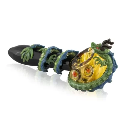 Empire Glassworks Dragon Sphere Spoon – 6in