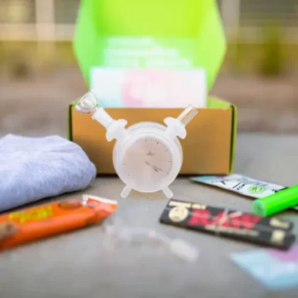 Cannabox Wake N’ Bake Alarm Clock Bong