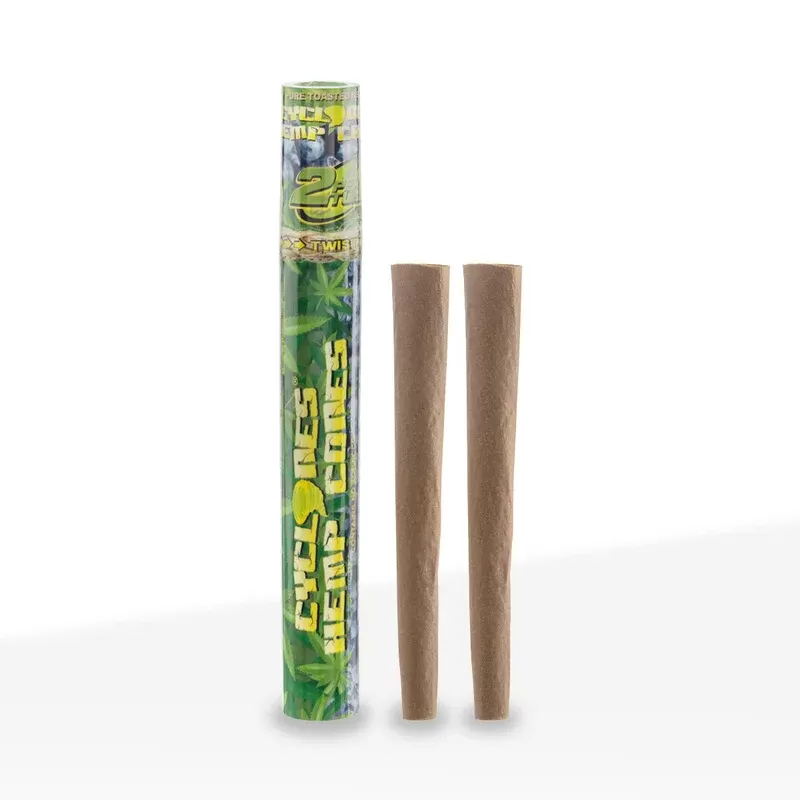 Cyclones | Hemp Pre-Rolled Cones | 84mm – Various Flavors – 24 Count