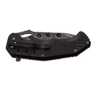 Master USA Spring Assist Knife 4.75″ Closed – Black Nylon