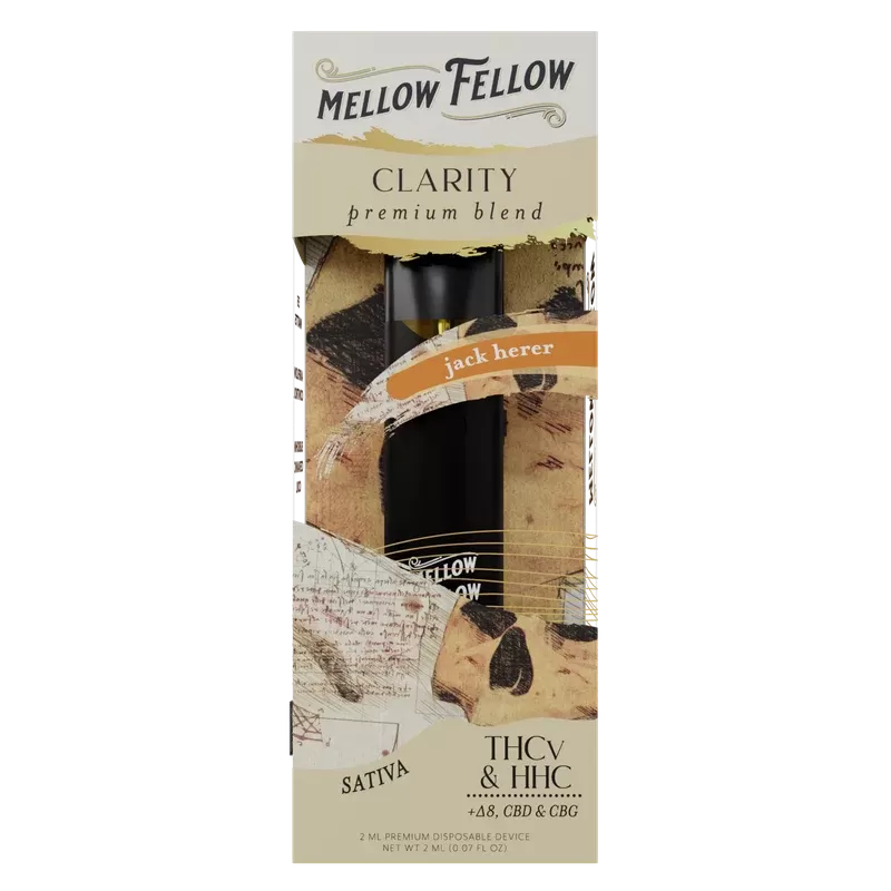 Mellow Fellow Clarity Blend 2ml Disposable Vape Jack Herer