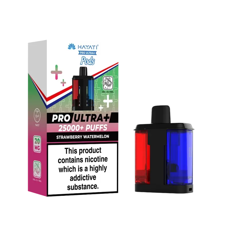 Hayati Pro Ultra Plus 25k Prefilled Pods Strawberry Watermelon