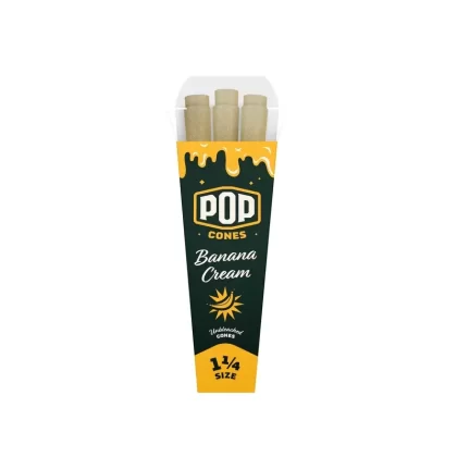 Pop Cones Unbleached 1 1/4″ – 6ct