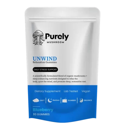 Unwind Gummies by Purely Mushroom
