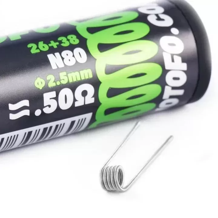 Wotofo Fused Clapton Vape Coils 0.5 Ohm Ni80 10pcs