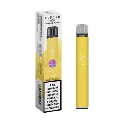 ELFBAR 600 Prefilled Pod Kit Banana Ice