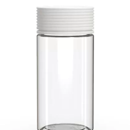 CHUBBY GORILLA | Child Resistant Clear Plastic Spiral Jar w/ White Cap