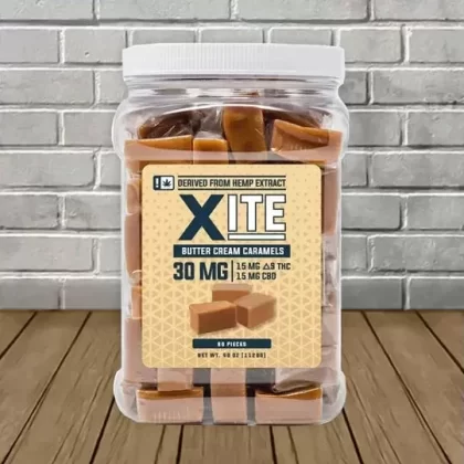 Xite Delta 9 THC Butter Cream Caramels