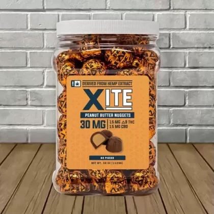 Xite Delta 9 THC Peanut Butter Nuggets